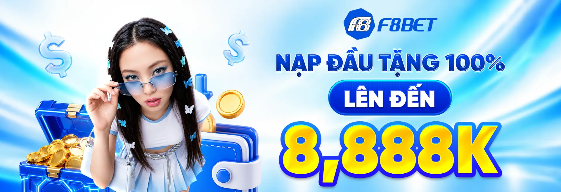 banner f8bet nạp đầu tặng lên đến 8888k